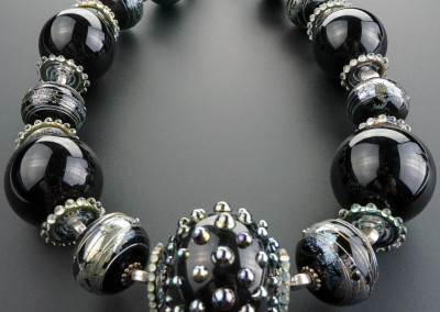Black Glass Necklace